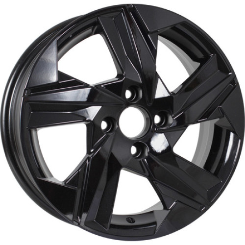 Легковой диск KDW KD1520 6x15 4x100 ET46 60,1 Black Painted (уценка: имеется дефект)