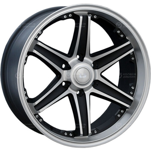 Колесный диск LS LS 184 9xR20 6x139.7 ET25 DIA106.1 черный матовый полностью полированный