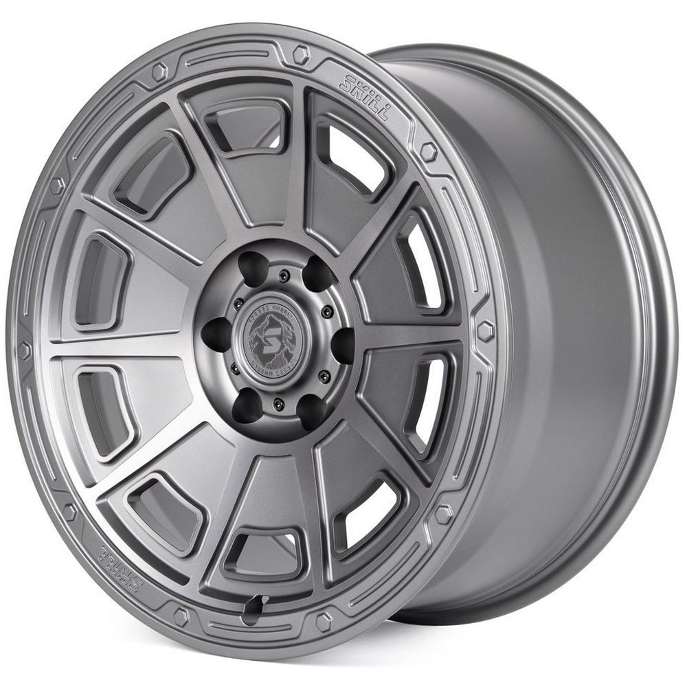 Легковой диск Skill Wheels SV308-DS218 10x20 6x139,7 ET10 77,8 графит матовый + полированные спицы