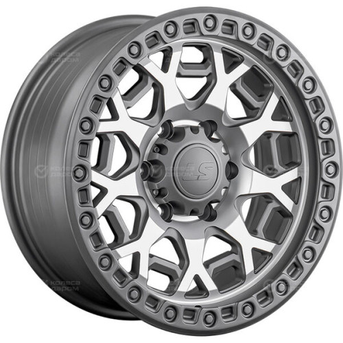 Колесный диск LS FlowForming LS RC91 9xR17 6x139.7 ET20 DIA106.1 темно-серый матовый