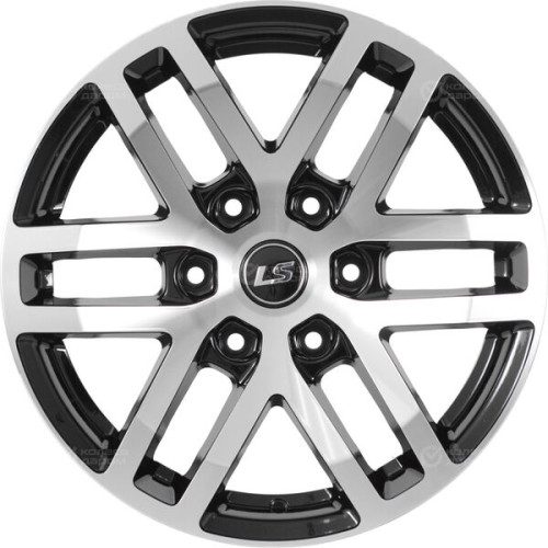 Колесный диск LS LS 1279 9xR20 6x139.7 ET25 DIA106.1 черный полностью полированный