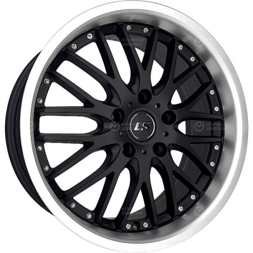 Колесный диск LS LS 564 7.5xR17 5x114.3 ET35 DIA73.1 черный матовый с полированным ободом