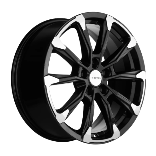 Легковой диск Khomen Wheels KHW1808 7,5x18 5x108 ET46 63,4 Black-FP