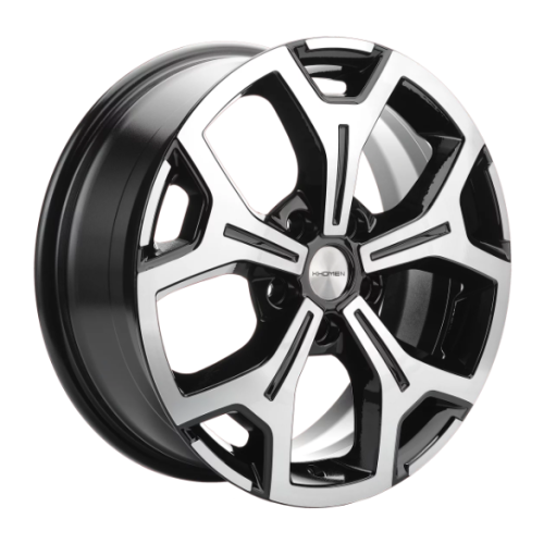 Легковой диск Khomen Wheels KHW1710 6,5x17 5x114,3 ET37 66,5 Black-FP