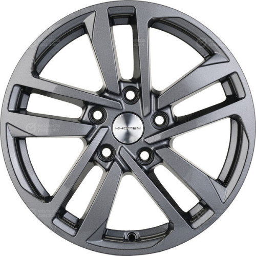 Колесный диск KHOMEN KHW1612 (ZV_16 Elantra/Ceed/Cerato/i30) 6.5xR16 5x114.3 ET50 DIA67.1 насыщенный темно-серый