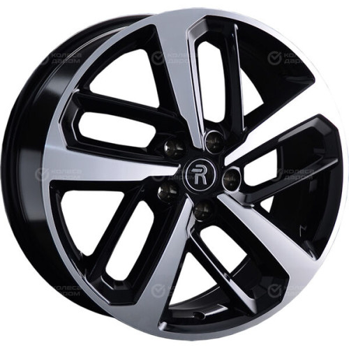 Колесный диск Replay HND302 8xR19 5x114.3 ET51 DIA67.1 черный с полированной лицевой стороной