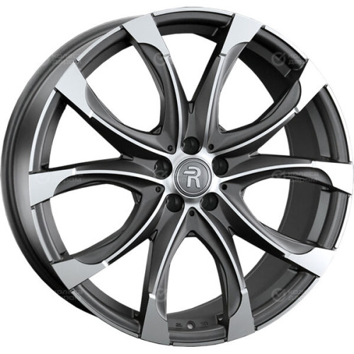 Колесный диск Replay B223 9.5xR22 5x112 ET37 DIA66.6 темно-серый матовый ,частично полированный