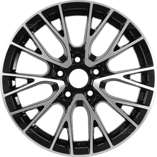 Колесный диск X-trike X135 6.5xR16 5x114.3 ET45 DIA67.1 черный глянцевый с полированной лицевой поверхностью