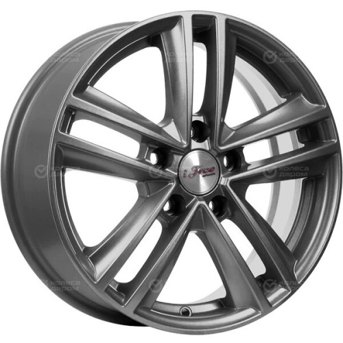 Колесный диск iFree Катар 6.5xR16 5x114.3 ET40 DIA66.1 насыщенный тёмно-серебристый