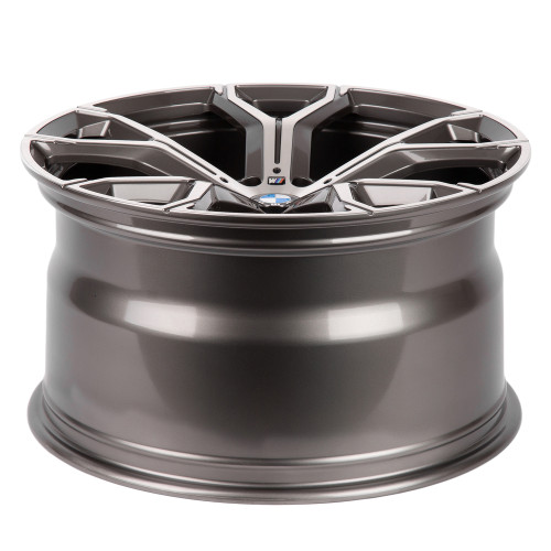 Легковой диск CMST SL078-FG555X 10x20 5x112 ET40 66,6 графит + полированные спицы