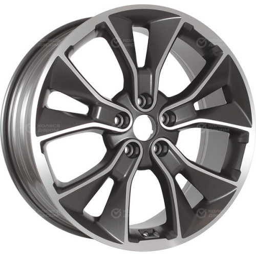 Колесный диск Replay HND344 8xR19 5x114.3 ET51 DIA67.1 темно-серый матовый ,частично полированный