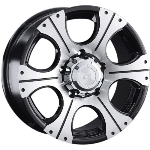 Колесный диск LS 867 8xR17 5x150 ET55 DIA110.1 черный полностью полированный