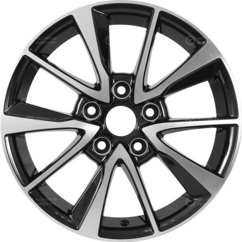 Колесный диск Replay SB59 8xR18 5x114.3 ET55 DIA56.1 черный полностью полированный