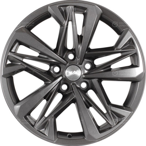 Колесный диск СКАД Ультима 8xR18 5x114.3 ET40 DIA67.1 темно-серый цвет с перламутровыми оттенками