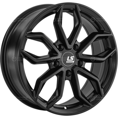 Колесный диск LS FlowForming LS RC104 7.5xR18 5x114.3 ET35 DIA67.1 черный с серебром