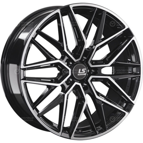 Колесный диск LS FlowForming LS RC59 8.5xR19 5x114.3 ET30 DIA67.1 черный полностью полированный