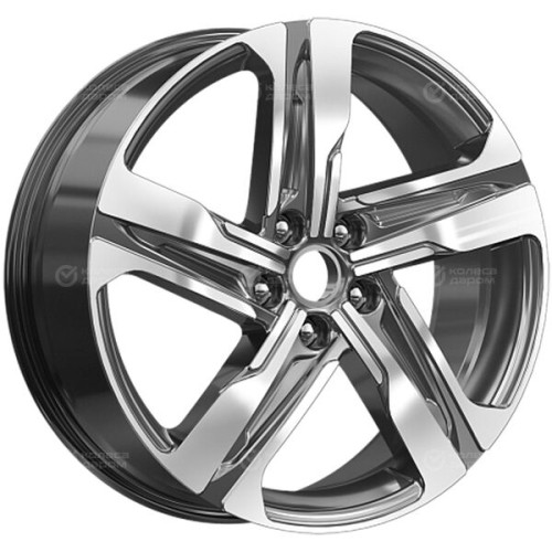 Колесный диск СКАД Premium Series КР004 (19_Sorento) 7.5xR19 5x114.3 ET49 DIA67.1 серый глянцевый с полированной лицевой частью