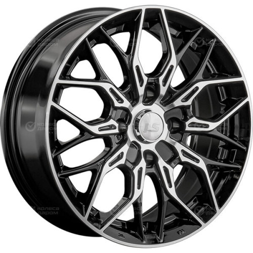 Колесный диск LS LS 1355 8xR18 5x108 ET45 DIA63.3 черный полностью полированный