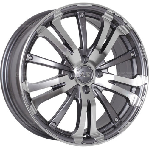 Колесный диск LS LS 955 7xR16 5x114.3 ET40 DIA73.1 насыщенный темно-серый полностью полированный