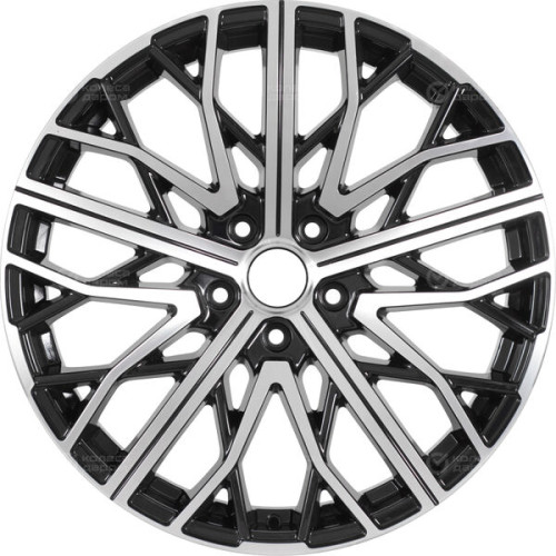 Колесный диск RST R002 8.5xR20 5x120 ET47 DIA72.6 глянцевый черный с полированной лицевой частью