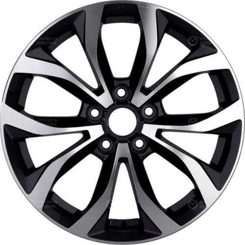 Колесный диск Replay TY341 7xR18 5x114.3 ET35 DIA60.1 черный с полированной лицевой стороной