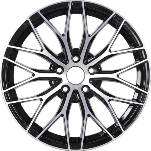 Колесный диск NEO 740 7xR17 5x112 ET45 DIA57.1 глянцевый черный с полированной лицевой частью