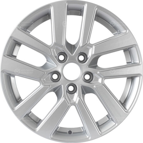 Колесный диск KDW KD1560 6xR15 5x100 ET38 DIA57.1 серебристый
