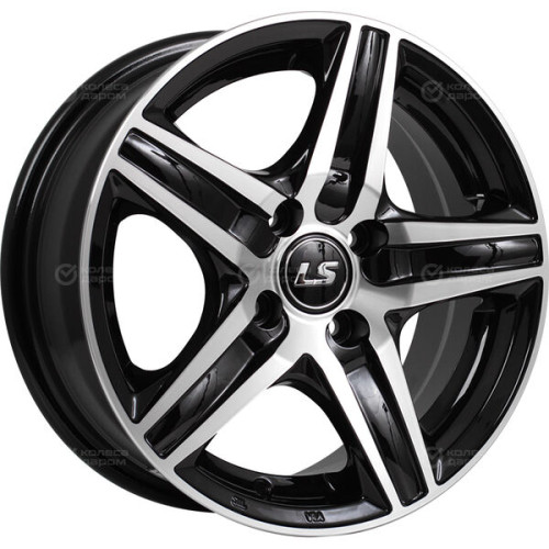Колесный диск LS LS 321 7.5xR18 5x114.3 ET45 DIA73.1 черный полностью полированный