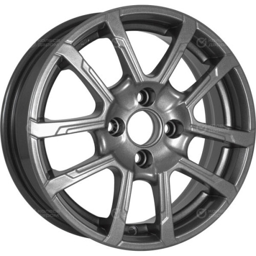 Колесный диск iFree Слайдер 5.5xR14 4x108 ET43 DIA63.35 насыщенный тёмно-серебристый