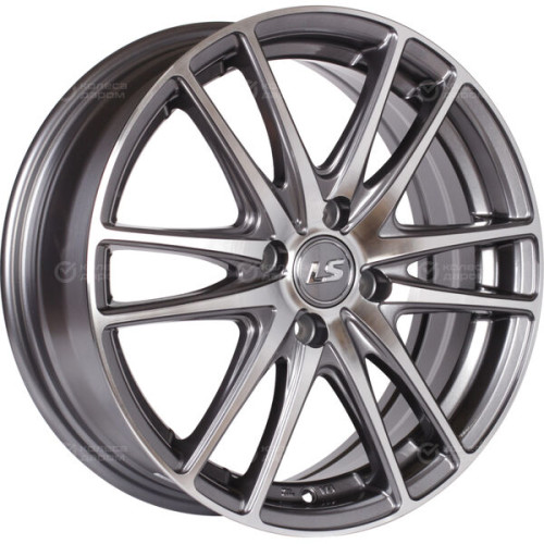 Колесный диск LS LS 362 6xR16 4x100 ET50 DIA54.1 насыщенный темно-серый полностью полированный