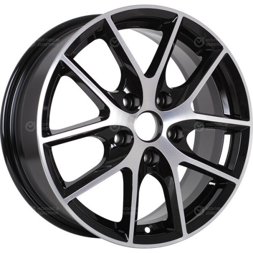 Колесный диск Alcasta M59 6.5xR16 5x114.3 ET45 DIA60.1 черный полностью полированный