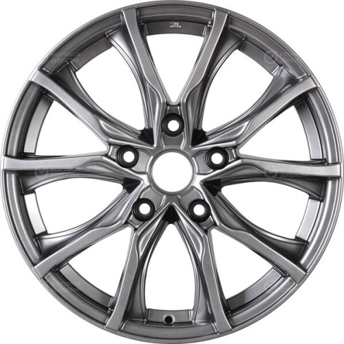 Колесный диск КиК Твист 7.5xR17 5x115 ET44 DIA70.2 темно-серебристый