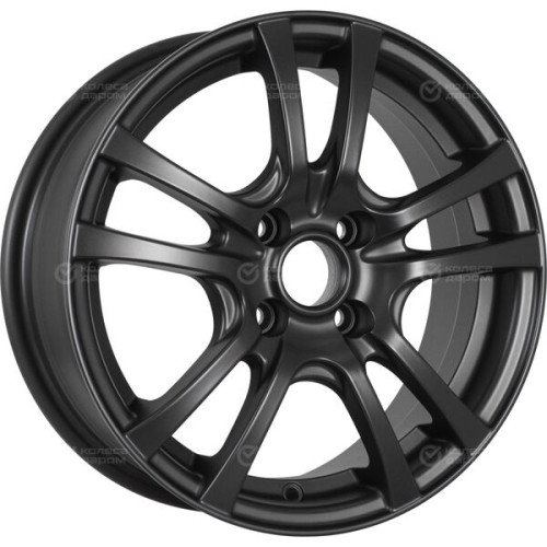 Колесный диск СКАД Дели 6xR15 4x100 ET40 DIA60.1 черный полностью матовый