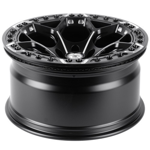 Легковой диск Skill Wheels SV310 9,5x20 6x135 ET20 87,1 чёрный матовый + полировка