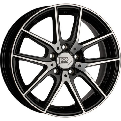Легковой диск 1000 Miglia MM041 6,5x16 5x114,3 ET42 67,1 Black Polished