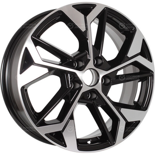 Колесный диск iFree Original КС1062 (17_Tiguan) 6.5xR17 5x112 ET38 DIA57.1 черный глянцевый с полированными элементами лицевой поверхности