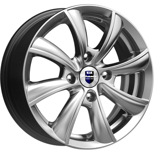 Легковой диск КиК Бриз 6x15 4x100 ET48 54,1 Дарк платинум