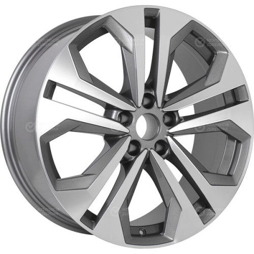 Колесный диск Replay A203 9xR20 5x112 ET33 DIA66.6 глянцевый темно-серый с полированной лицевой частью