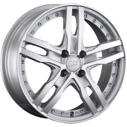 Колесный диск LS LS 356 6xR16 4x100 ET50 DIA60.1 серебристый полированный