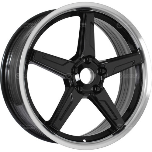 Колесный диск RST R149 7.5xR19 5x114.3 ET45 DIA67.1 черный с алмазной проточкой по радиусу