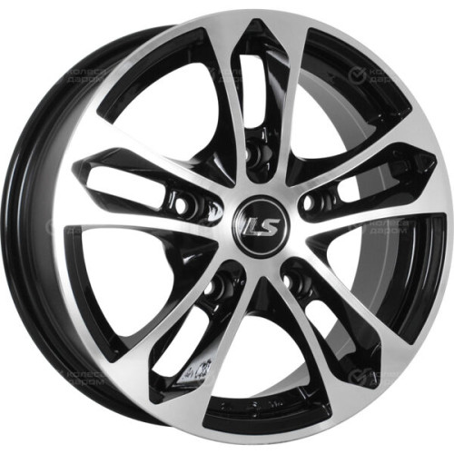 Колесный диск LS LS 197 6.5xR16 5x139.7 ET40 DIA98.5 черный полностью полированный
