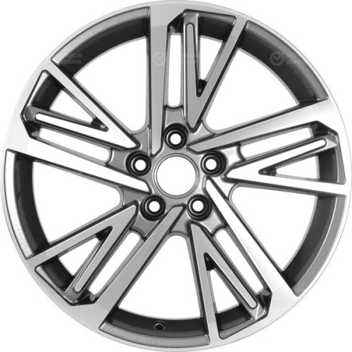 Колесный диск KHOMEN KHW1815 (Chery Tiggo 8 Pro/Pro Max) 8xR18 5x108 ET47 DIA60.1 насыщенный темно-серый полностью полированный