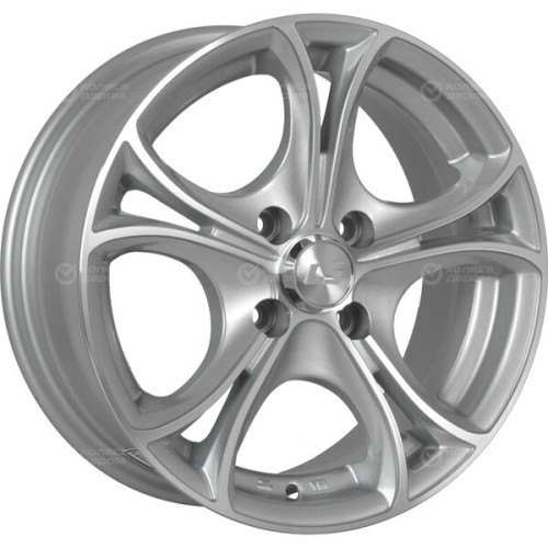 Колесный диск LS LS 393 7.5xR17 5x114.3 ET45 DIA73.1 серебристый полированный