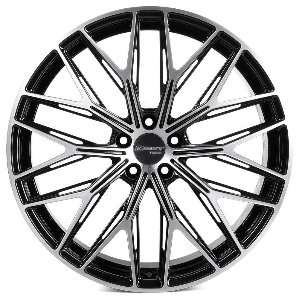 Легковой диск CMST SL405 9x21 5x112 ET25 66,6 Черный + полированные спицы