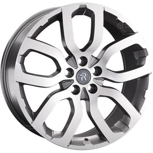 Колесный диск Replay LR7 9.5xR21 5x120 ET49 DIA72.6 темно-серый матовый ,частично полированный