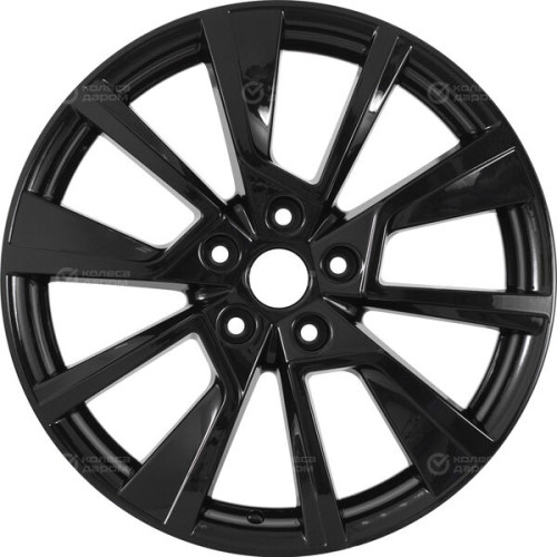 Колесный диск KHOMEN KHW1802 (Dargo/Jolion) 7xR18 5x114.3 ET37 DIA66.5 черный глянцевый