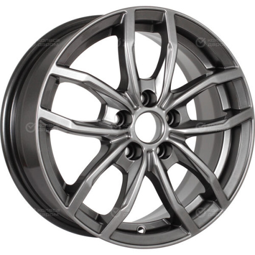 Колесный диск КиК Фрост 6.5xR15 5x114.3 ET46 DIA67.1 темно-серебристый