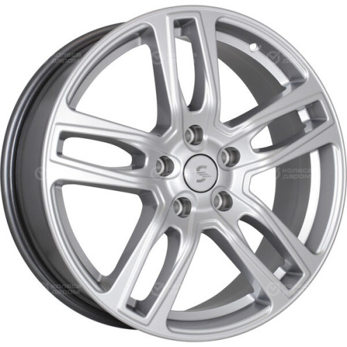 Колесный диск СКАД Женева 7xR18 5x114.3 ET37 DIA66.6 серебристый