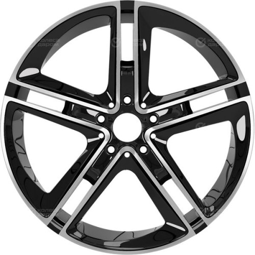 Колесный диск Replay GL33 8xR19 5x108 ET46 DIA63.3 черный глянцевый с полированной лицевой частью