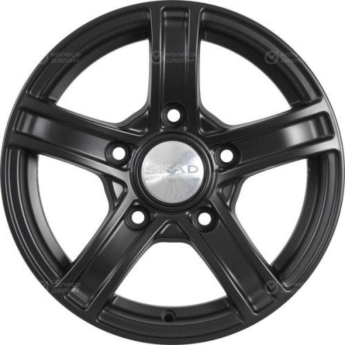 Колесный диск СКАД Трофи 6.5xR15 5x139.7 ET40 DIA98.5 черный полностью матовый